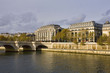 france, paris :  magasin "la samaritaine" et pont-neuf