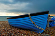 Blue Boat at Seaford Head Blue Boat at Seaford Head