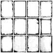 Grunge Frames, Corners, Background and Textures