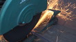 Sawing metal