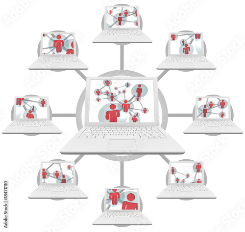 Illustration: Personal Connections - Computer Technology Personal Connections - Computer Technology