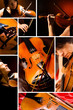 Musician playing violin Musician playing violin