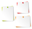bloc couleurs x 3 (avec punaises)