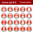 transportation icons set