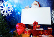 billboard and santa