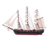 model of an old frigate isolated on white model of an old frigate isolated on white