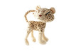 Fluffy toy leopard