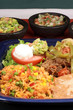 delicious mexican beef plate