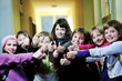 happy children group in school happy children group in school