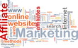 Affiliate marketing word cloud
