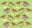 Ornament with cows