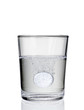 Aspirin tablet sparkling in a glass 01