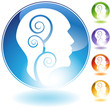 Healthy Mind Crystal Icon Healthy Mind Crystal Icon