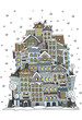 vector construction winter town vector construction winter town