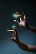 fingers pressing a touchscreen