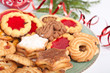 pile of various christmas  cookies