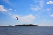 Windsurfer at the seaside Windsurfer at the seaside