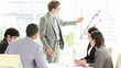 Video: Business people listening to their manager in a meeting Business people listening to their manager in a meeting