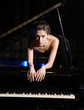 woman playing piano woman playing piano