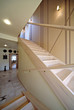 Staircase, ladder in the house. Interior, vertical.