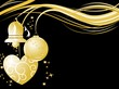 Golden christmas background
