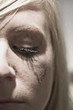 Young woman crying