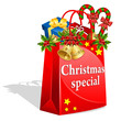 Ilustração: ''Christmas special'' shopping bag ''Christmas special'' shopping bag