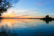 Sunset above the sea Sunset above the sea