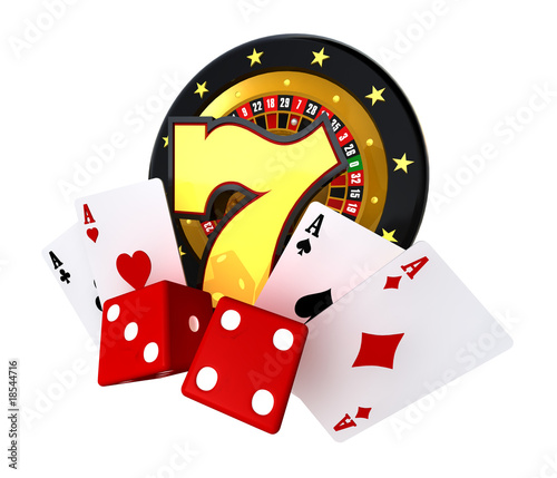 Illustration: Casino Games 3D Illustration Casino Games 3D Illustration