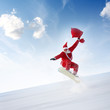 Heldenhafter Weihnachtsmann