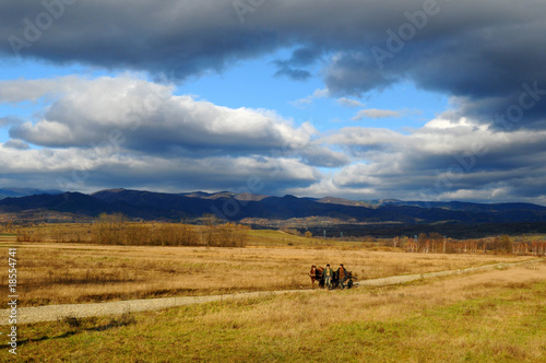 Photo: fields and mountains fields and mountains