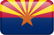 Arizona Flag Button