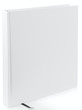 White square book isolated on white background