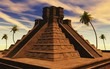 Maya Tempel 2012 Transformation blau grün 005