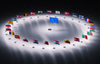 europäische union flaggen europäische union flaggen