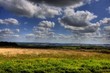 landscape of country in brittany
