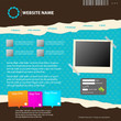 Web site design template.