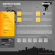 Web site design template.