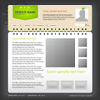 Vector: Web site design template. Web site design template.