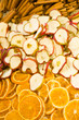 Weihnachtszeit, Äpfel, Orangen, Zimt