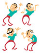 Young man dancing