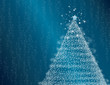 Background blue christmas tree Background blue christmas tree