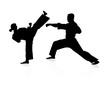 Women self defense pose