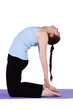 Woman in Yoga Position