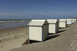 France, cabines à Hardelot-Plage