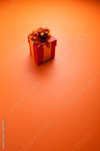 Photo: red gift box red gift box