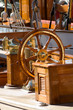 Steuerstand einer klassischen Yacht Steuerstand einer klassischen Yacht