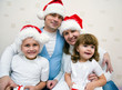 Christmas Happy family