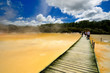 Boardwalk across the Artist's Palette, Wai-O-Tapu, NZ