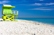 cabin on the beach, Miami Beach, Florida, USA